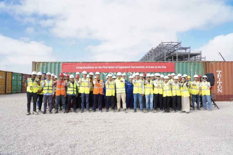 國際產(chǎn)能加速建設(shè)！中偉摩洛哥項(xiàng)目首批設(shè)備順利到港