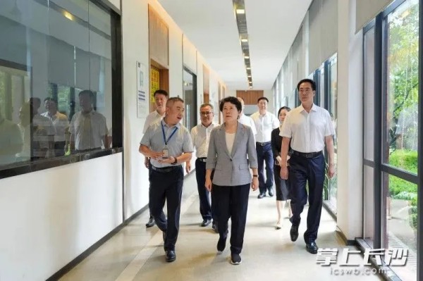 湖南省委常委、長沙市委書記吳桂英調(diào)研中偉