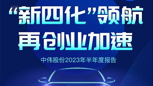 中偉股份2023半年報(bào)丨“新四化”領(lǐng) 航 再創(chuàng)業(yè)加速！